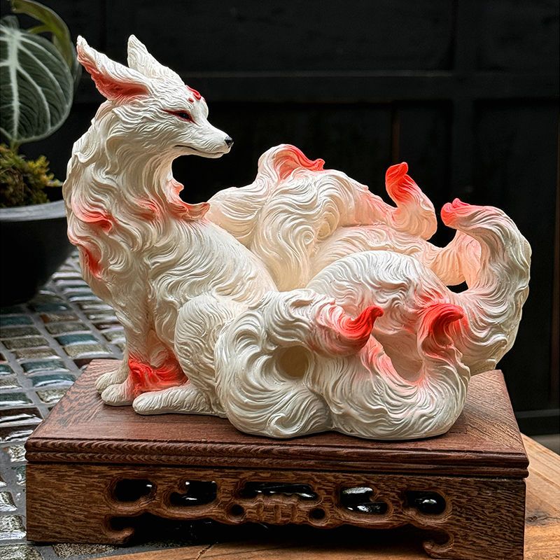 Resin Art For Anniversary Gift - Nine-tailed fox ornaments fox nine-tailed fox