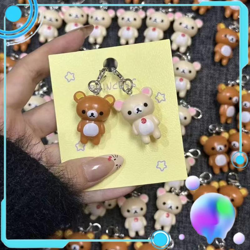 Resin Art Keychain - Rilakkuma Keychain Cute Kawaii Japanese Style