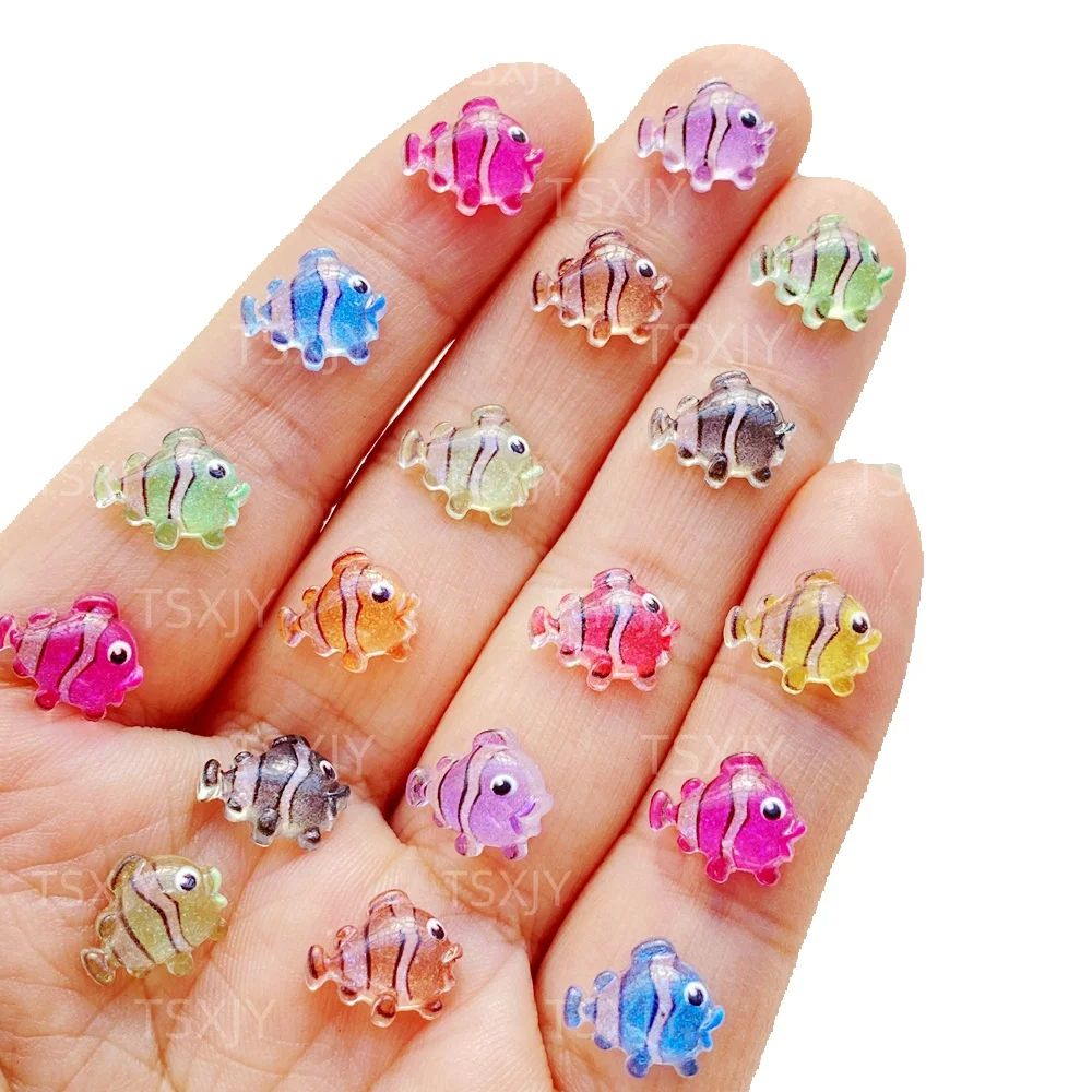Resin Art Design For Wedding - 50Pcs Cute Mini Cartoon Ocean New