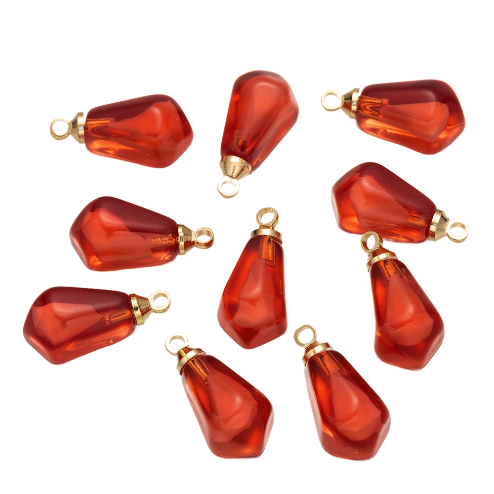 Resin Art Jewelry Kit - 10Pcs Resin Pomegranate Seed Food Charms