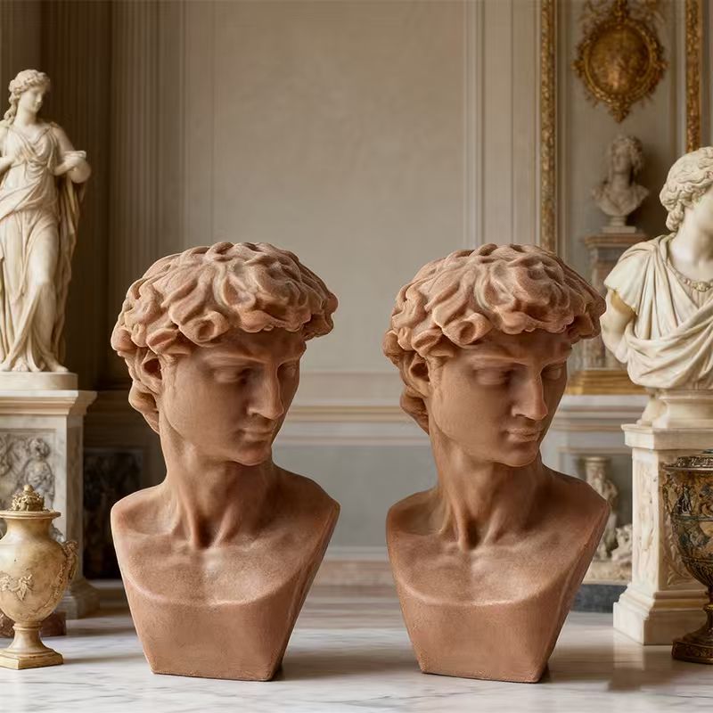 Resin Art Sculptures - David Head Sculpture Silicone Mold DIY