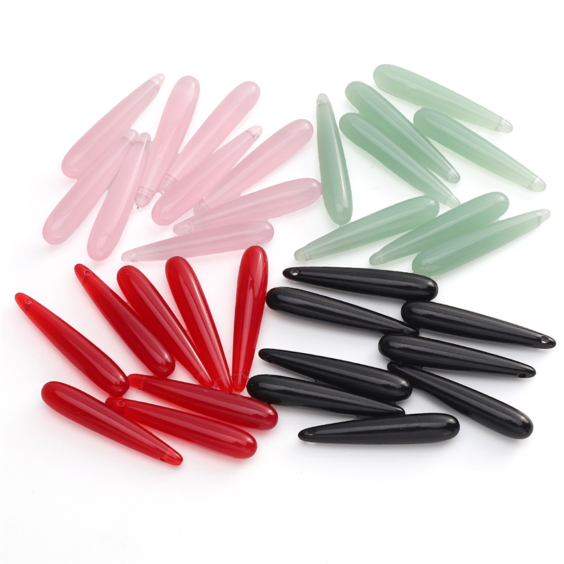 Resin Art Jewelry Kit - 5pcs Beads Resin Teardrop Shape Loose