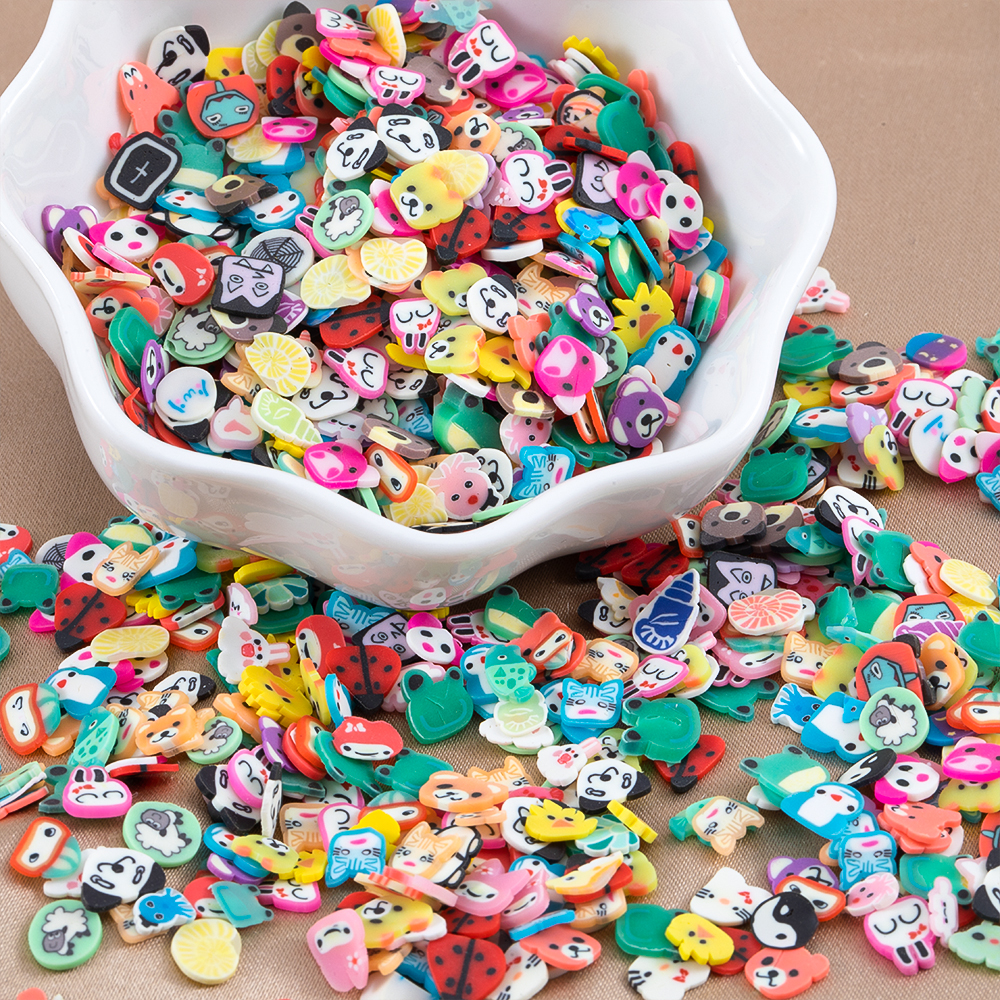 Resin Art Gel - 1000pcs Mix Fruit Soft Clay Slime