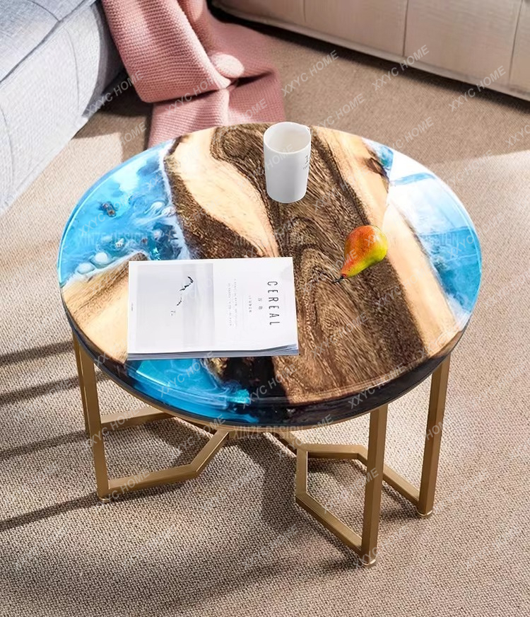 Resin Art Coffee Table - Creative art dining table epoxy resin
