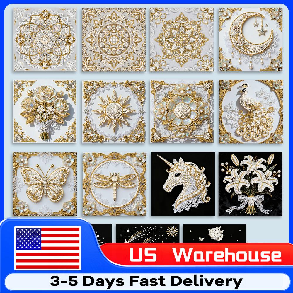 Resin Art Frame - DIY Pearl Painting Kit for Home