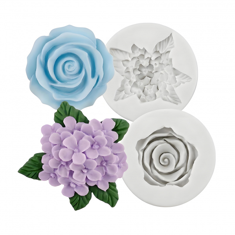 Resin Art Gel - 23D Flower Silicone Mold，High-quality flexible reusable