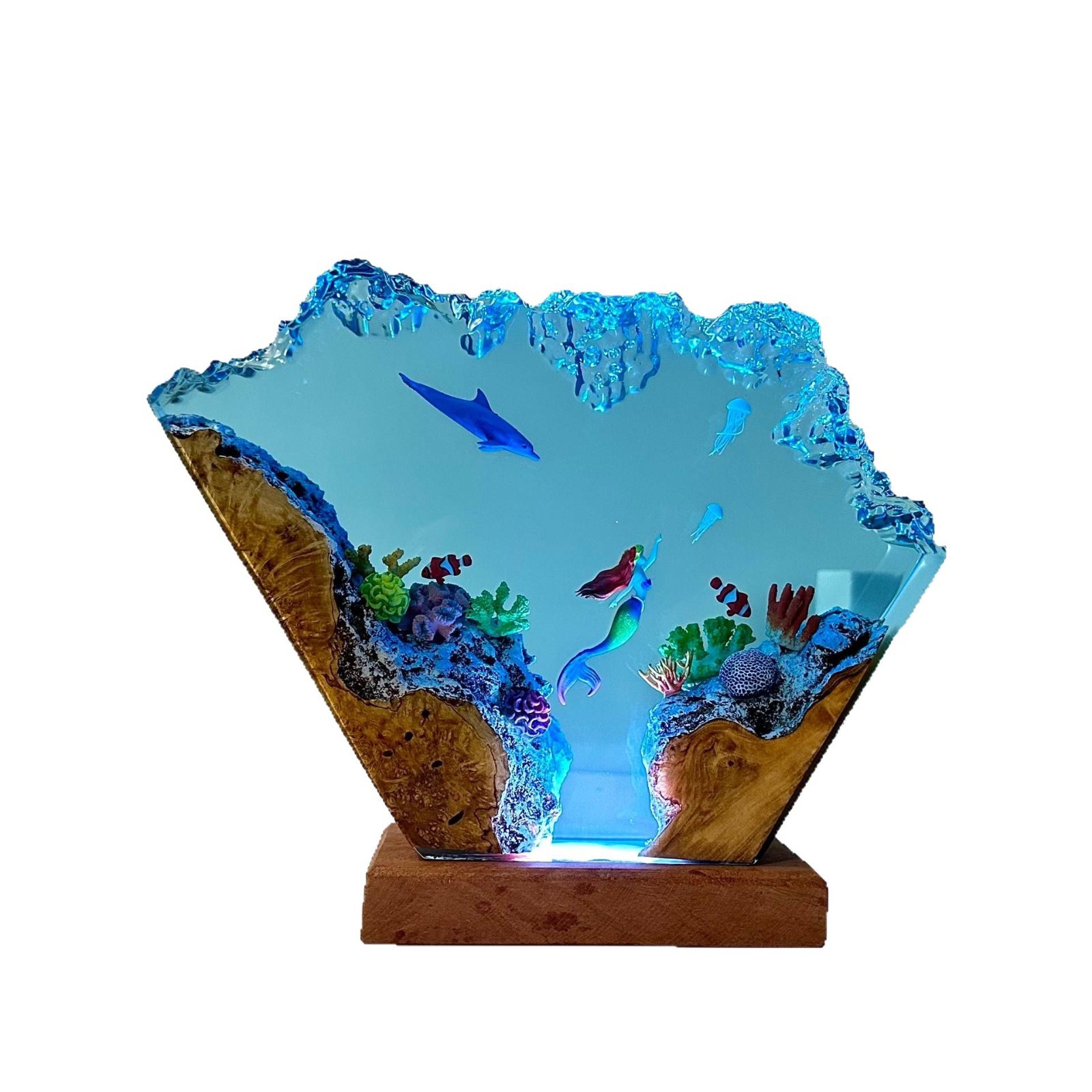 8 *5 Inches New Mermaid and Do - Resin Art Design For Wedding ulasan dan harga