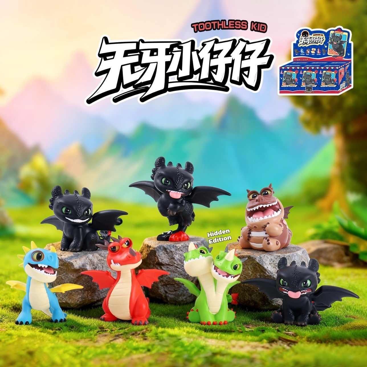 【In Stock】Anime Toothless Seri - Resin Art Case ulasan dan harga