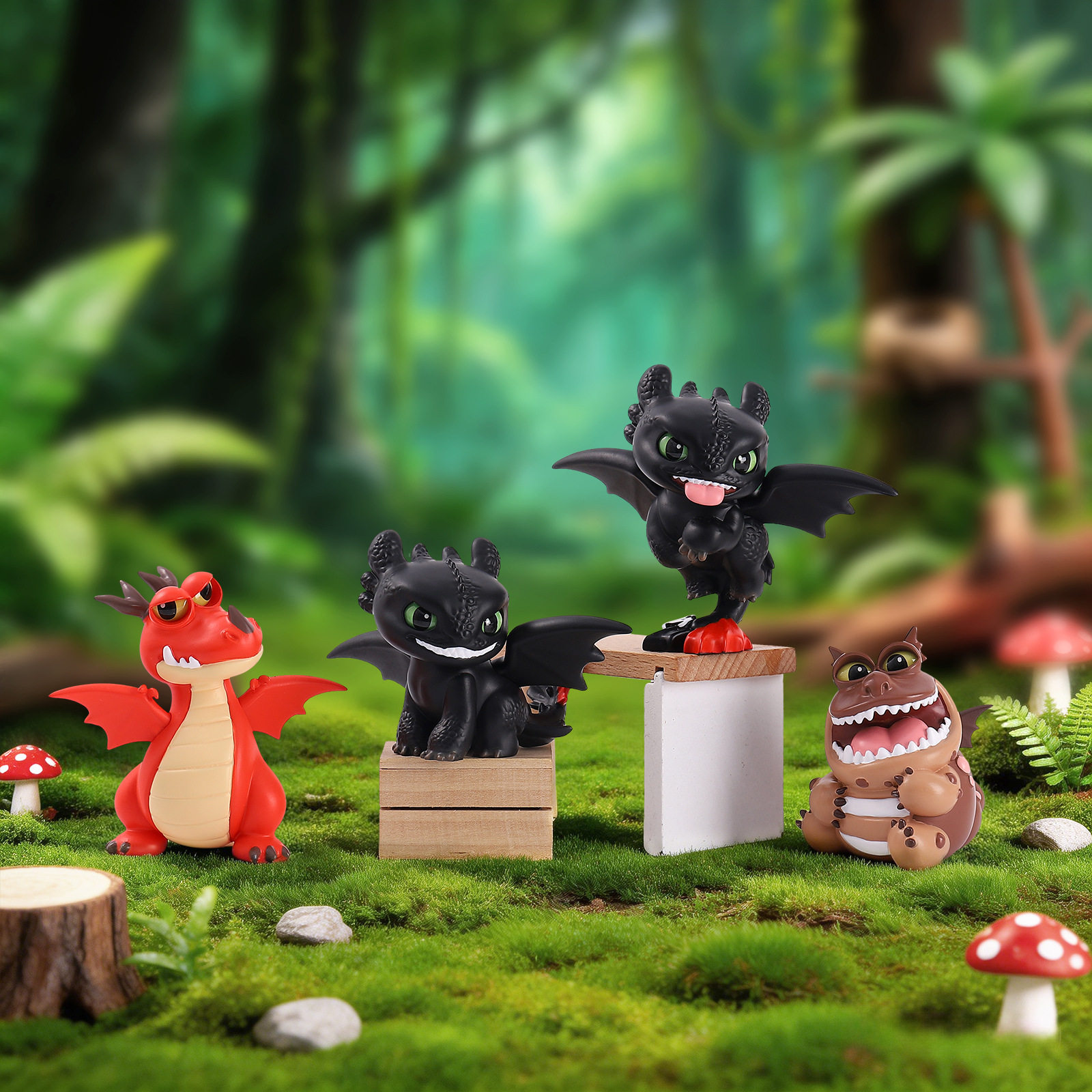 【In Stock】Anime Toothless Seri - Resin Art Case ulasan dan harga