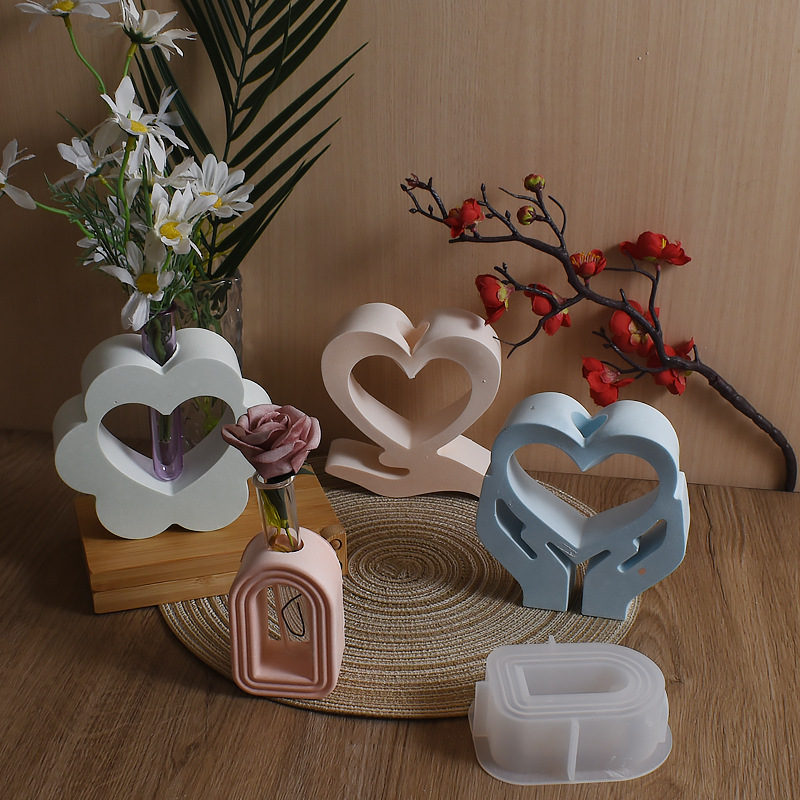 Hand-held heart-shaped flower  - Resin Art Heart ulasan dan harga
