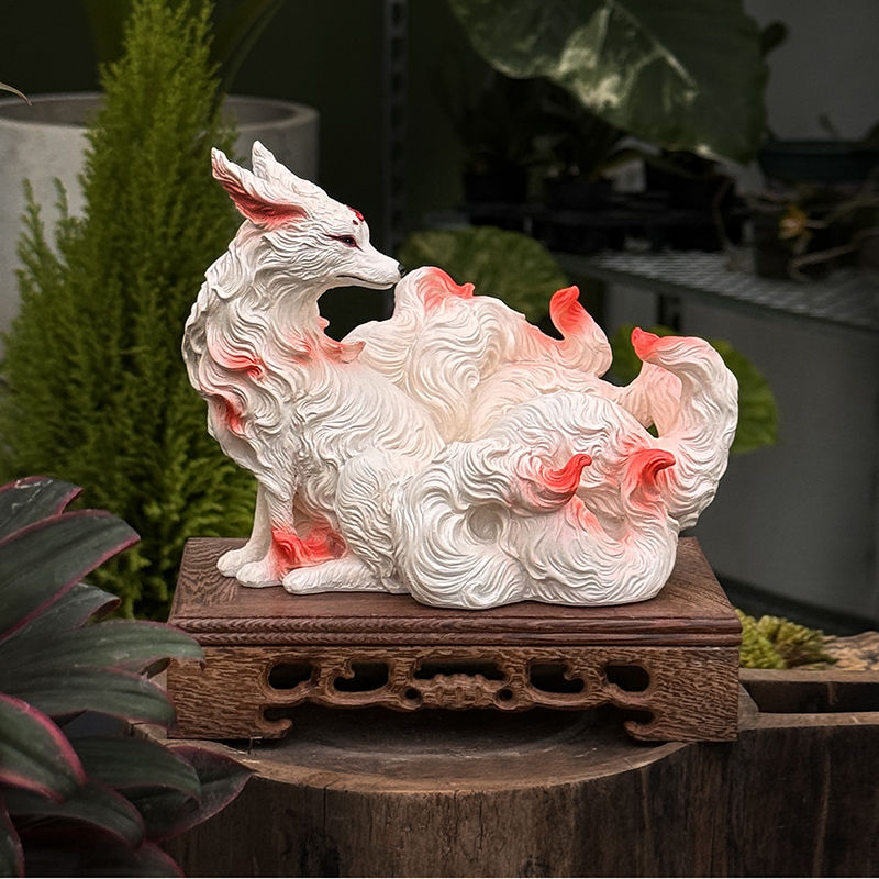 Nine-tailed fox ornaments fox  - Resin Art For Anniversary Gift ulasan dan harga