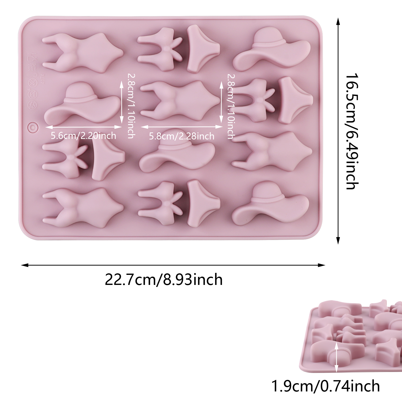 A Summer-Themed Beach Bikini M - Resin Art Accessories ulasan dan harga