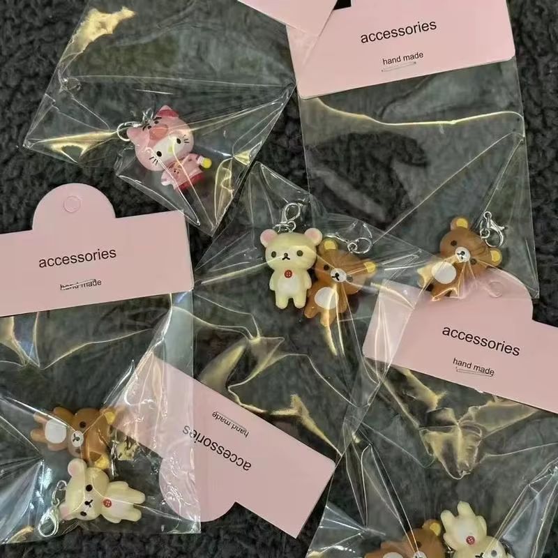 Rilakkuma Keychain Cute Kawaii - Resin Art Keychain ulasan dan harga