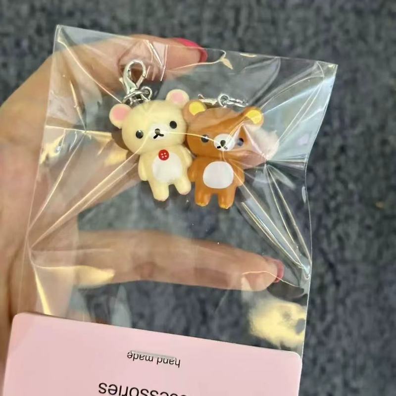 Rilakkuma Keychain Cute Kawaii - Resin Art Keychain ulasan dan harga