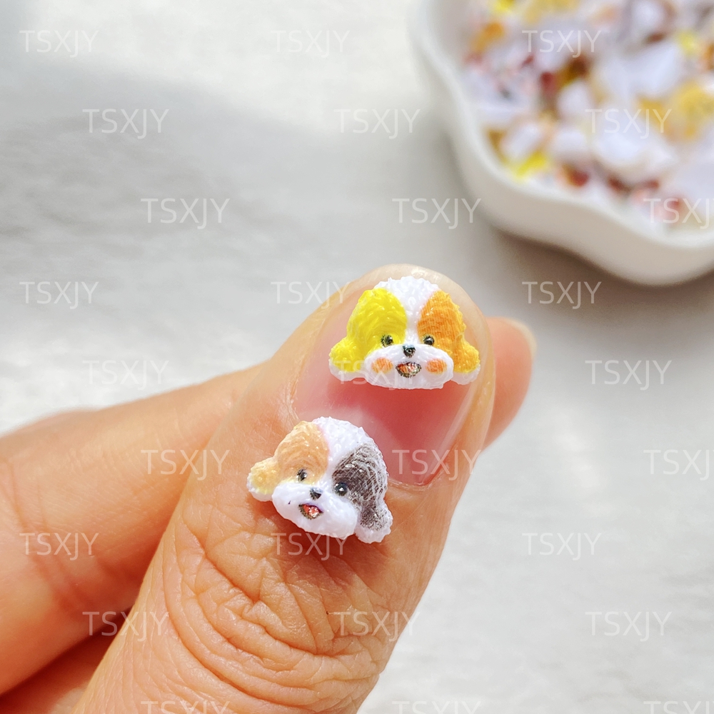 50Pcs Cute Mini Cartoon animal - Resin Art Design For Wedding ulasan dan harga