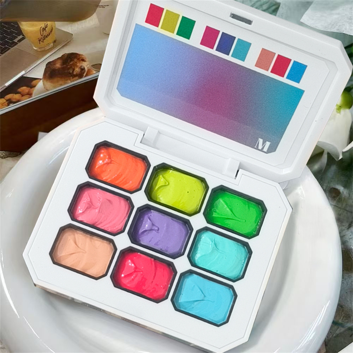 1pc 9-color solid nail polish  - Resin Art Gel ulasan dan harga