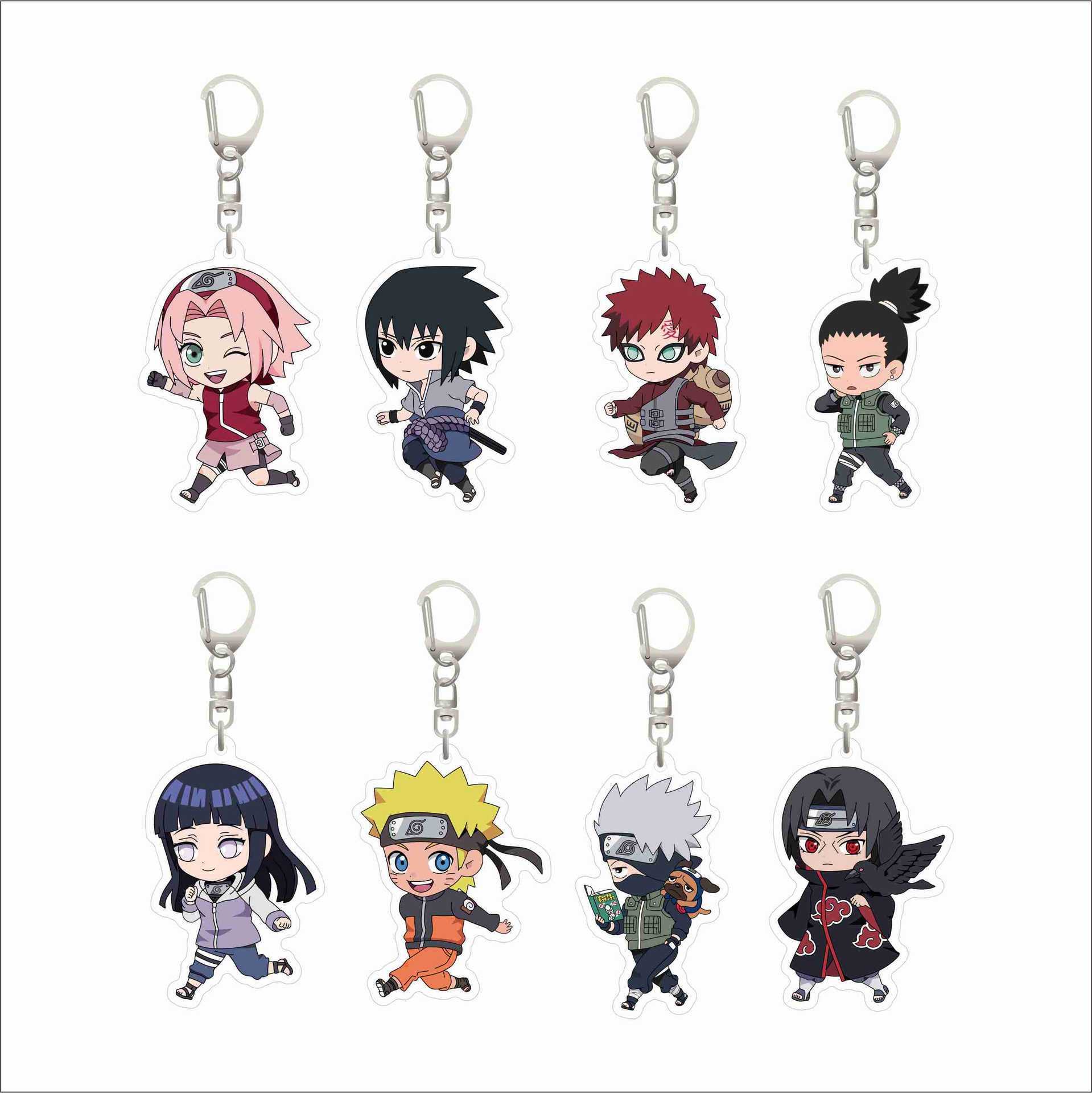 Naruto Anime Akatsuki Uchiha I - Resin Art Keychain ulasan dan harga