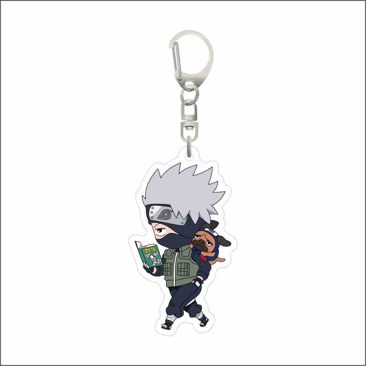Naruto Anime Akatsuki Uchiha I - Resin Art Keychain ulasan dan harga
