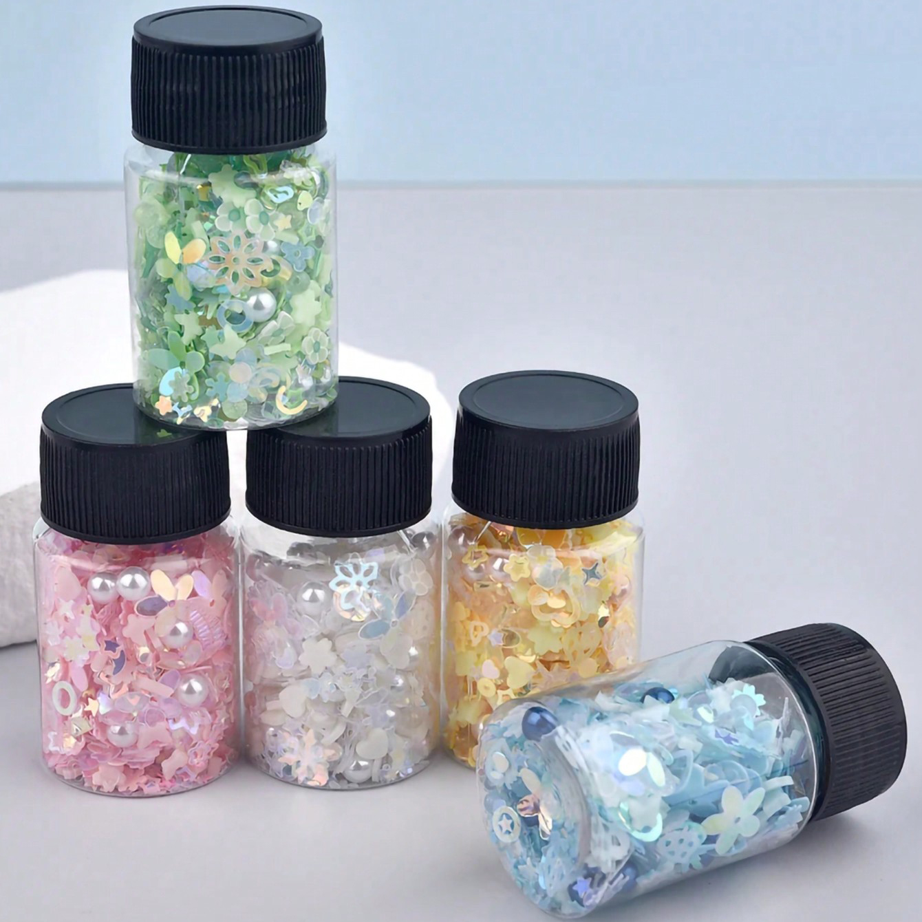 1Pcs Mixed Luminous Soft Clay  - Resin Art Heart ulasan dan harga