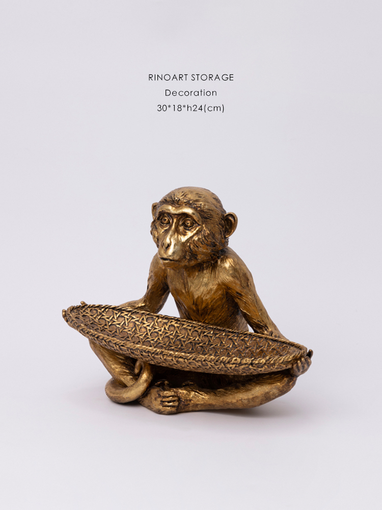 Rino Art Mid-Aged Monkey Jewel - Resin Art Bali ulasan dan harga