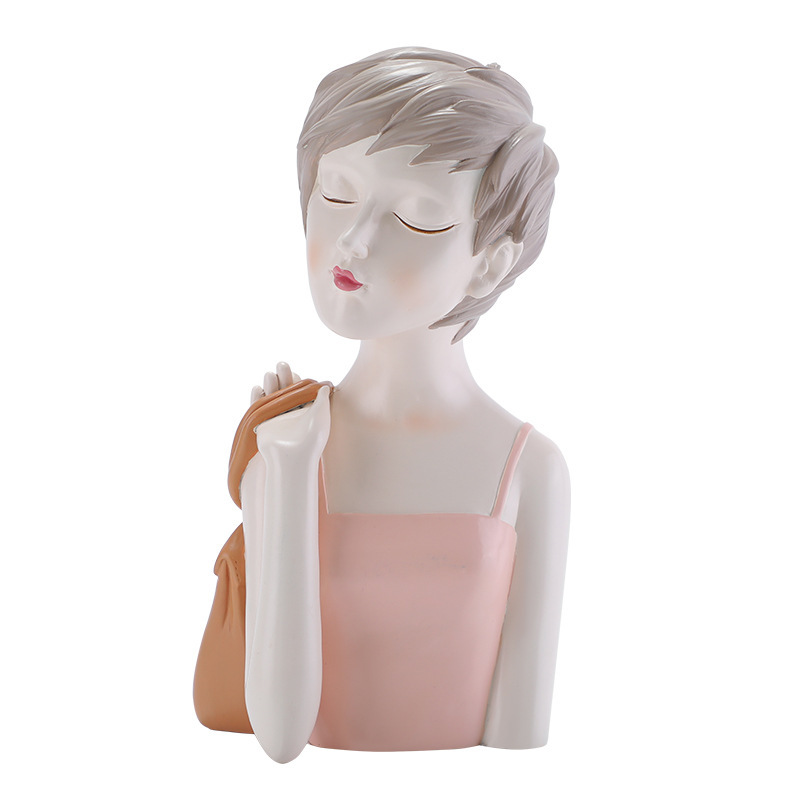 Instagram Style Girl Sculpture - Resin Art Instagram ulasan dan harga