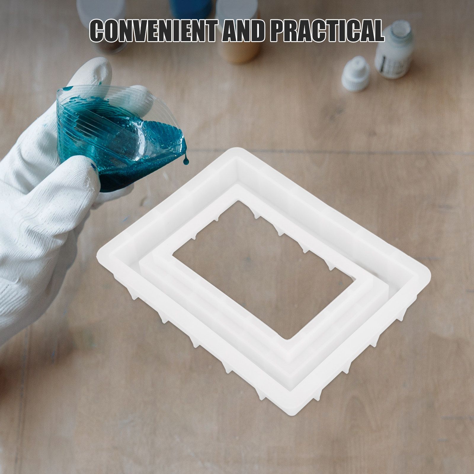 Silicone Frame Molds for Photo - Resin Art Frame ulasan dan harga
