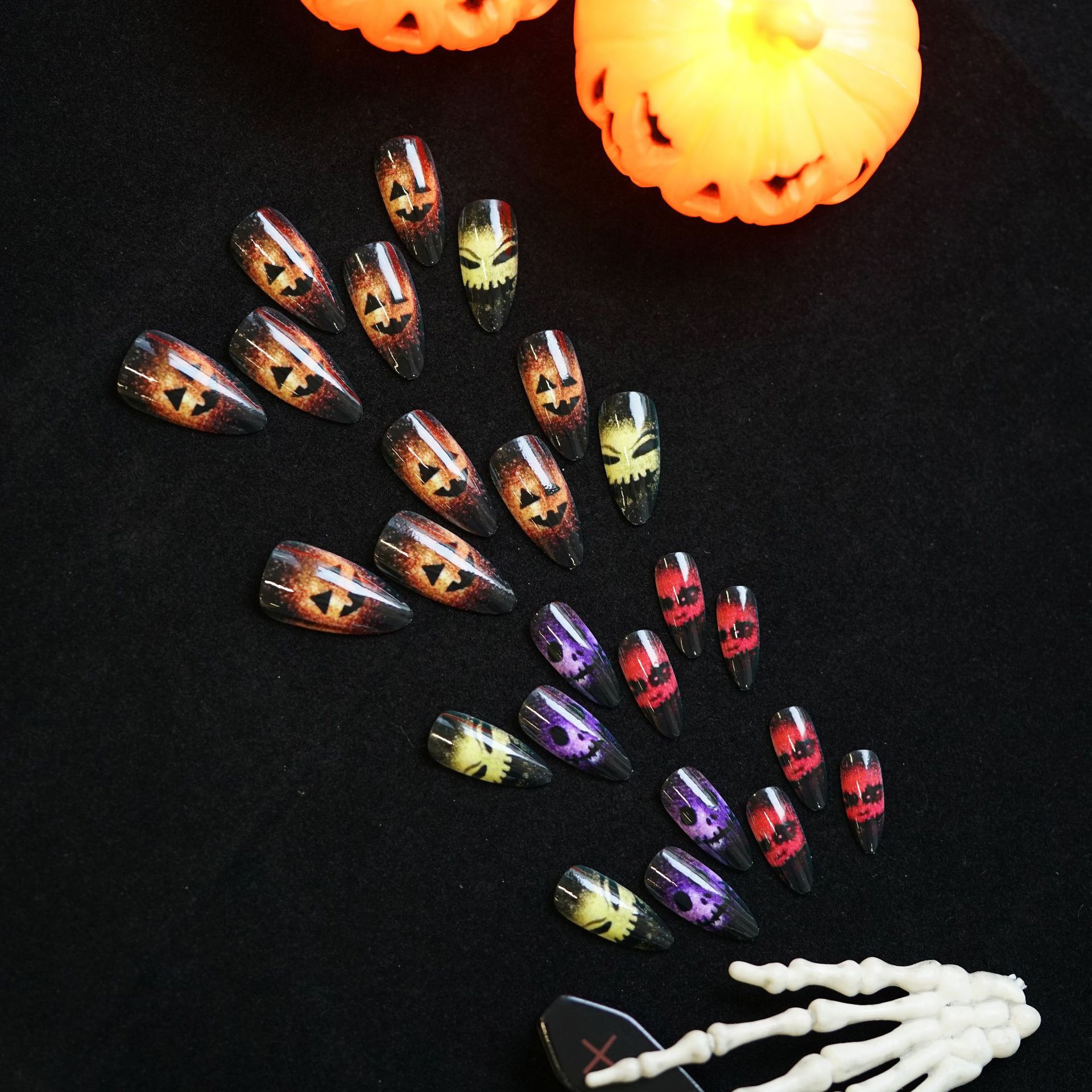 24pcs 2025 Halloween 3D Cat Ey - Resin Art Case ulasan dan harga