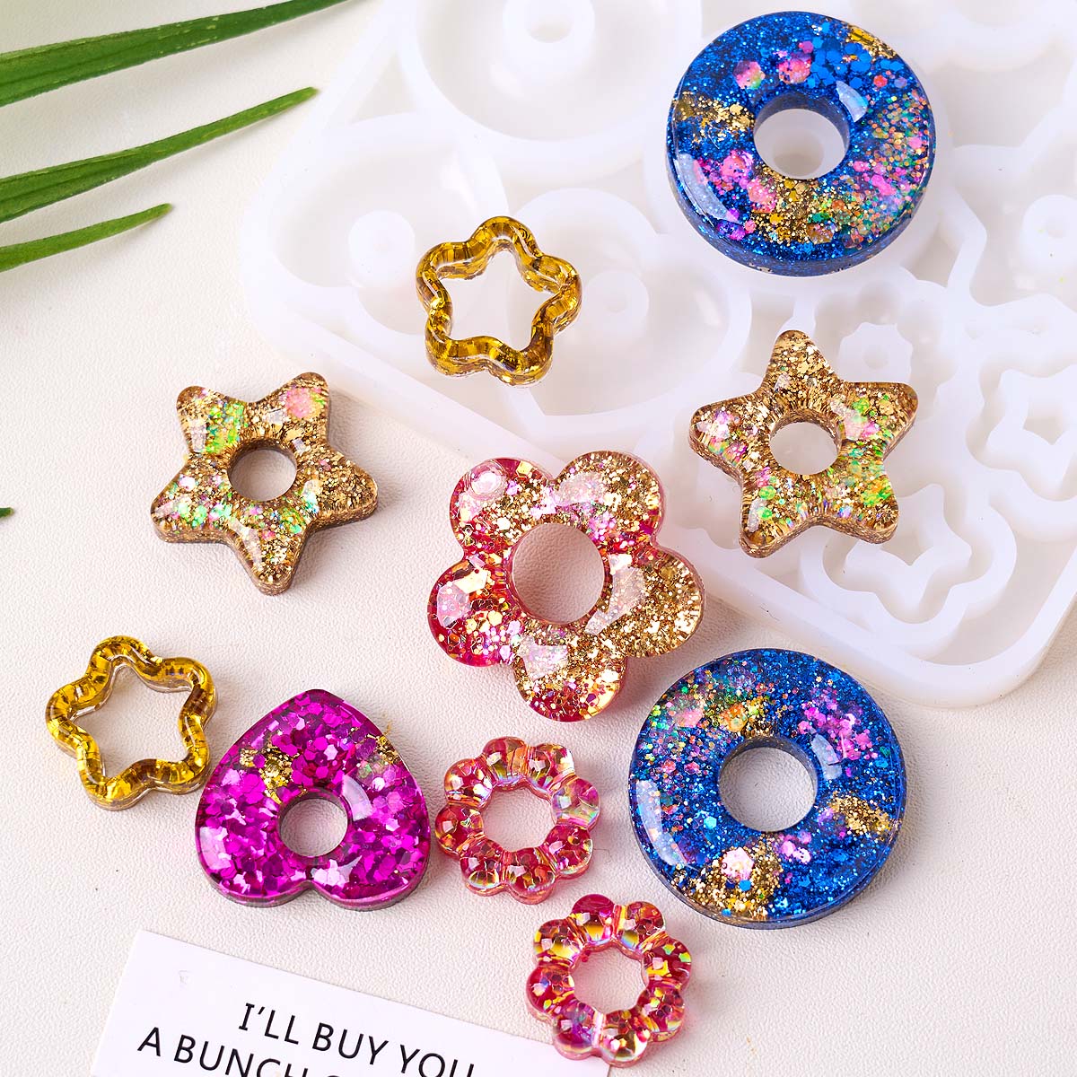 Multifuntional Jewelry Silicon - Resin Art Heart ulasan dan harga