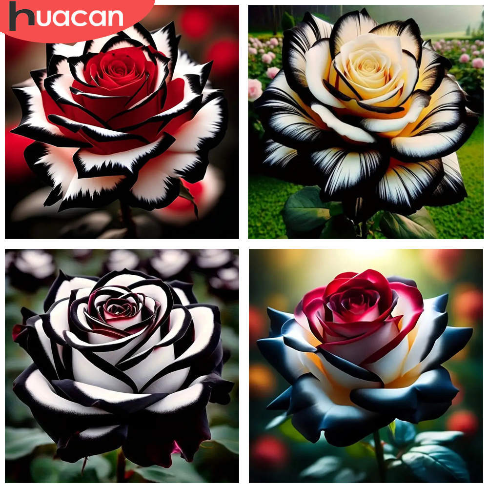 HUACAN 1pcs Diamond Painting R - Resin Art Rose Petals ulasan dan harga