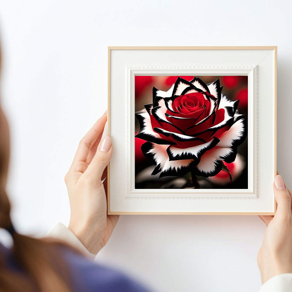 HUACAN 1pcs Diamond Painting R - Resin Art Rose Petals ulasan dan harga