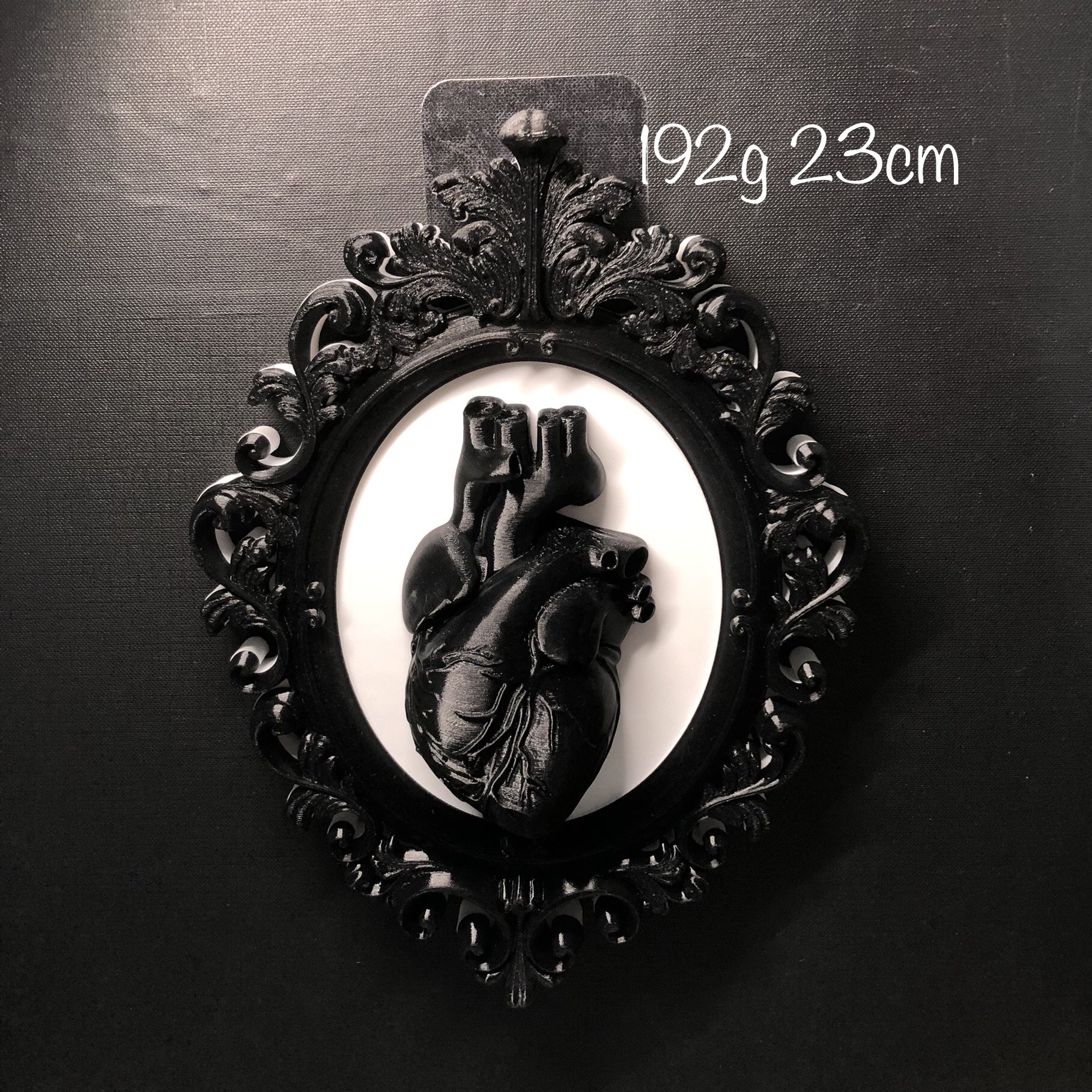 Heart Photo Frame Wall Art Dec - Resin Art For Anniversary Gift ulasan dan harga