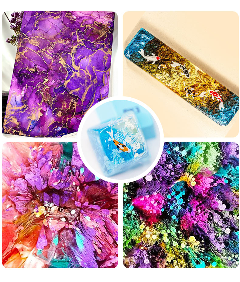 10ml Alcohol Ink Art Epoxy Res - Resin Art Alcohol Ink ulasan dan harga