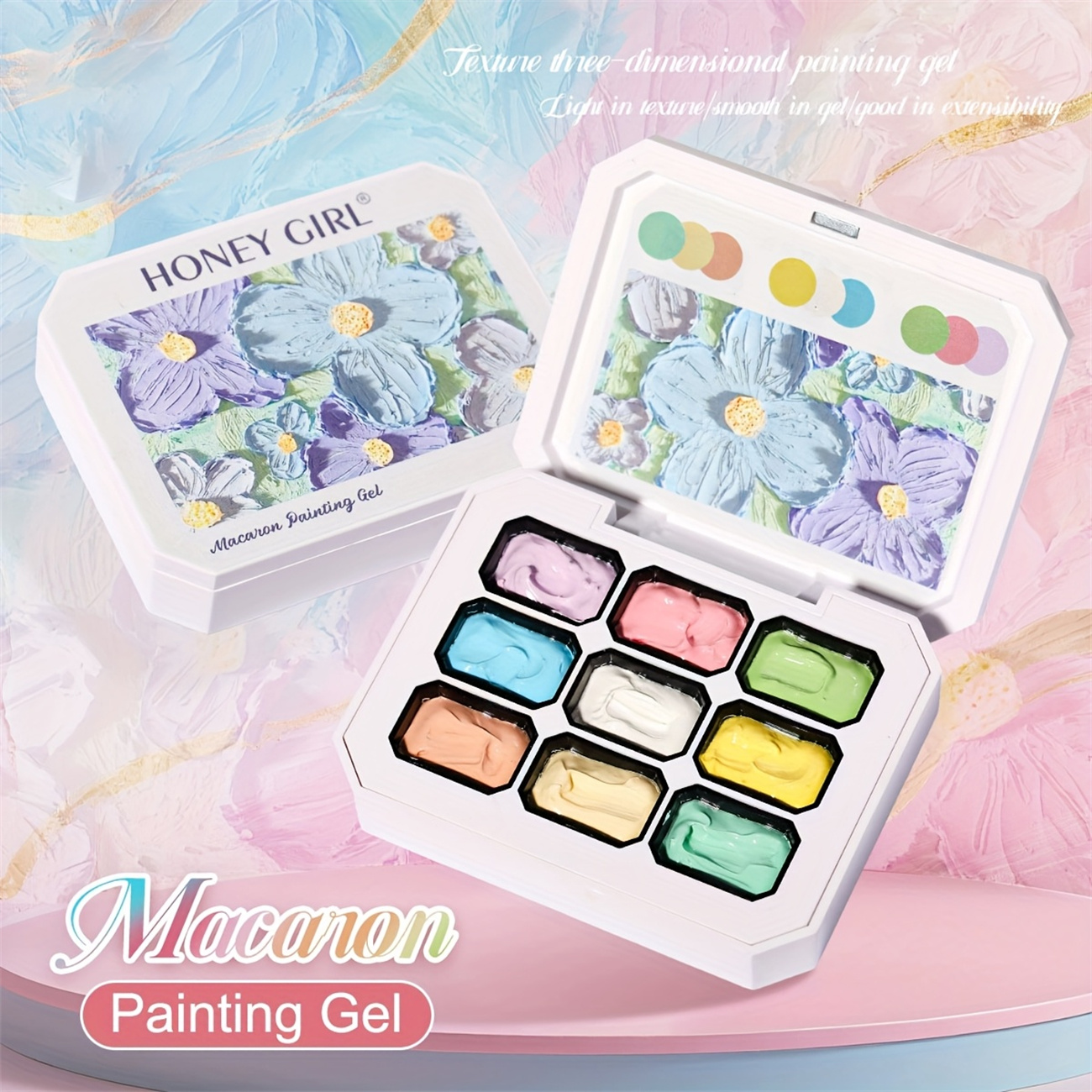 1pc 9-color Makaron solid nail - Resin Art Gel ulasan dan harga