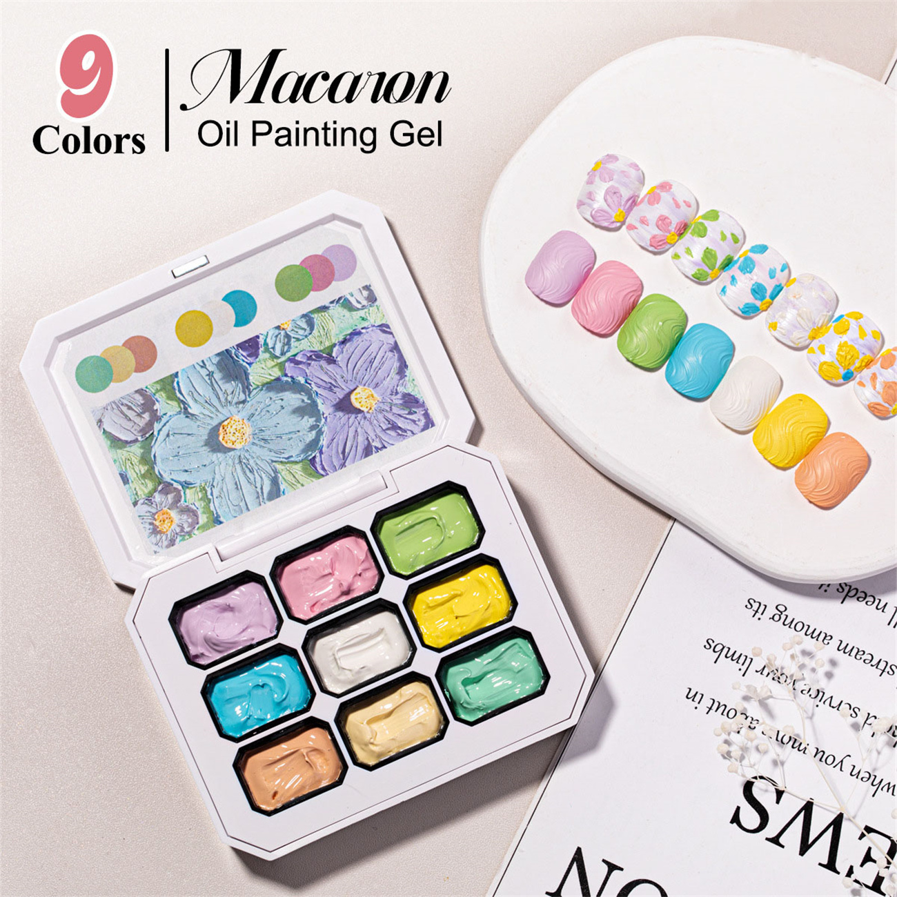 1pc 9-color Makaron solid nail - Resin Art Gel ulasan dan harga