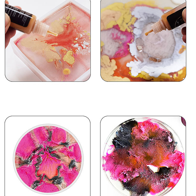 1 Set Art Ink Alcohol Epoxy Re - Resin Art Alcohol Ink ulasan dan harga