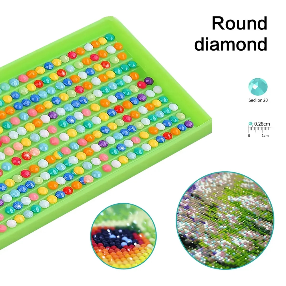 1pc frameless 5d DIY Diamond A - Resin Art Bali ulasan dan harga