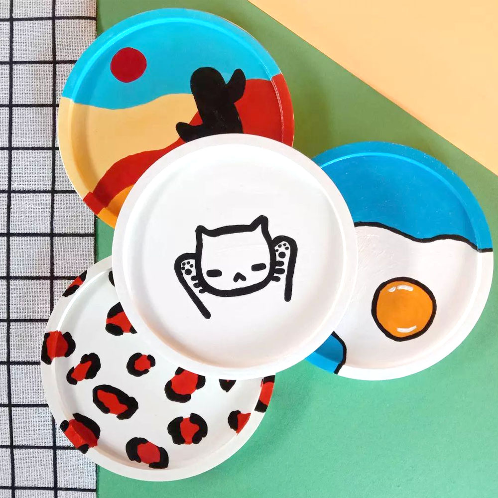Round Coaster Silicone Mold DI - Resin Art Tray ulasan dan harga