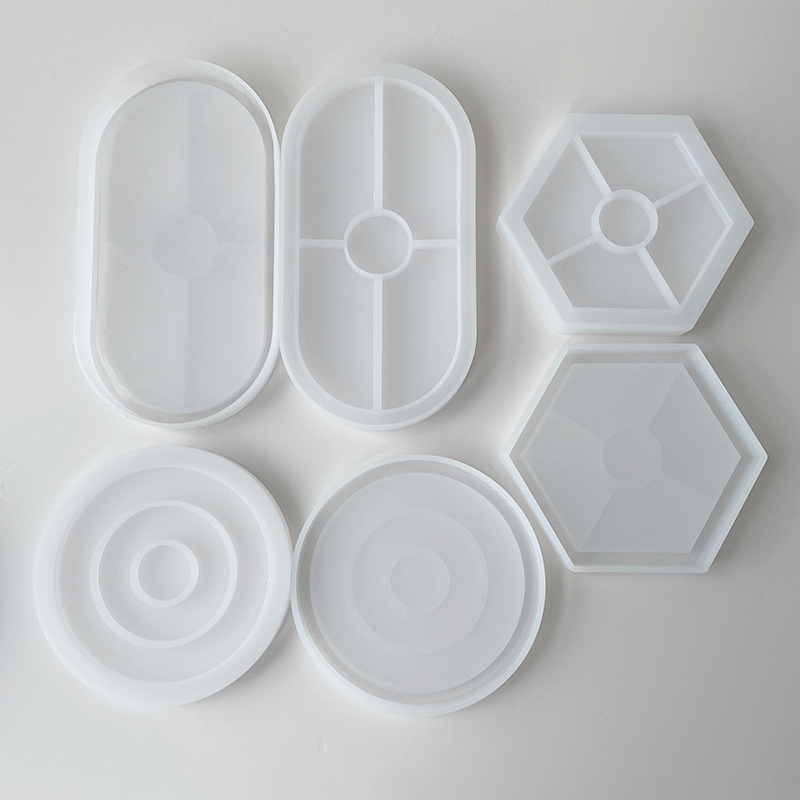 Round Coaster Silicone Mold DI - Resin Art Tray ulasan dan harga