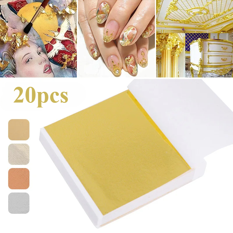 20 Pcs Gold Leaf Sheets: Versa - Resin Art For Anniversary Gift ulasan dan harga
