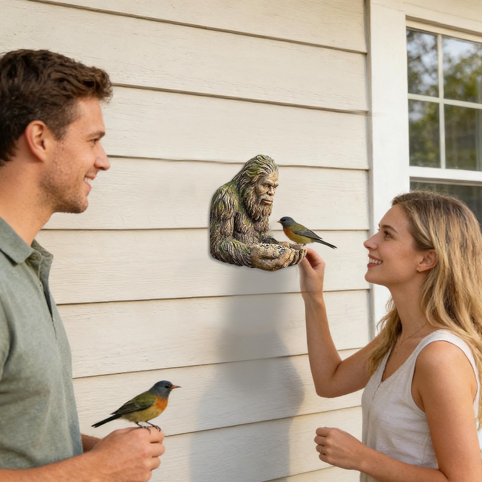 1Pc Bird Feeder Outdoor Decora - Resin Art Tray ulasan dan harga