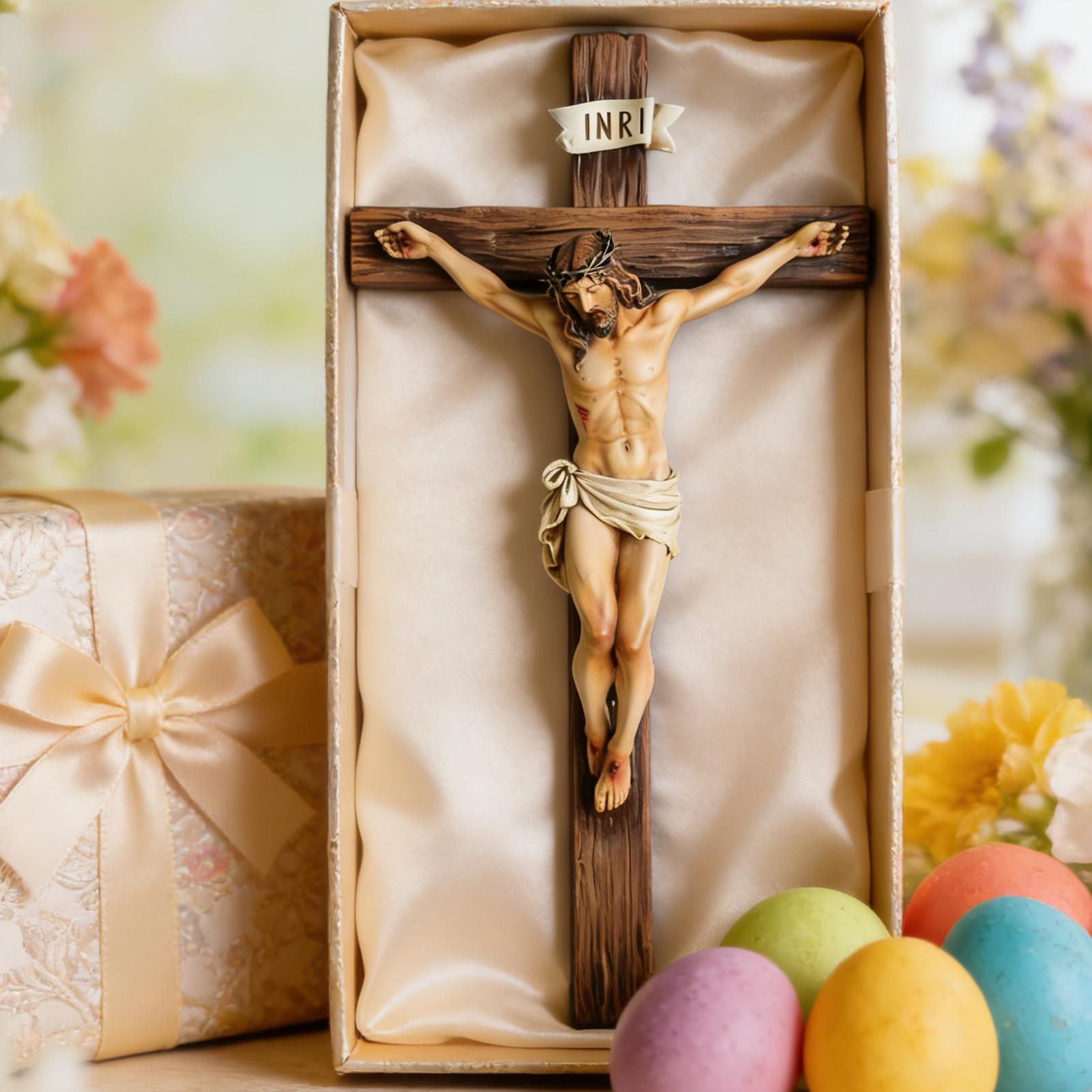Hand-Painted Jesus Figurine 9. - Resin Art Sculptures ulasan dan harga