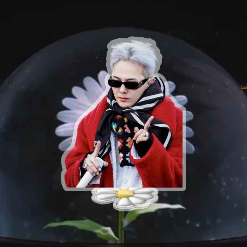 Kpop Star Art Fashion High Tre - Resin Art Keychain ulasan dan harga