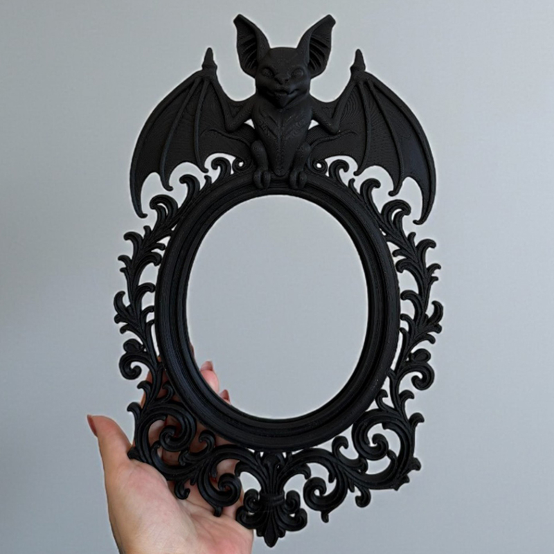 Decorations HaLLoween Crow Bat - Resin Art Frame ulasan dan harga