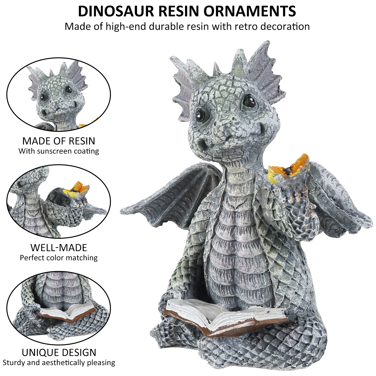 Dragon Shape Sculptures Resin  - Resin Art Sculptures ulasan dan harga