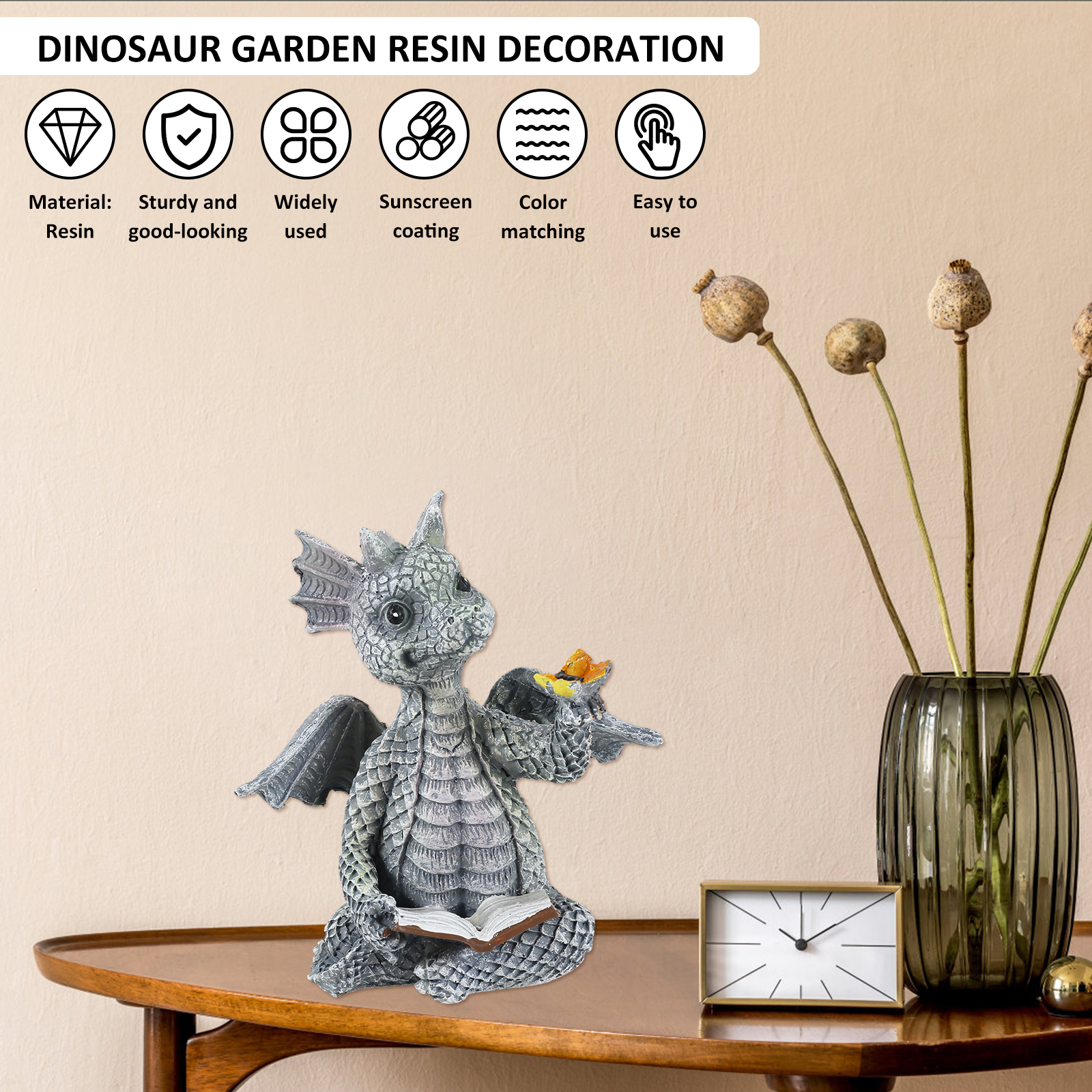 Dragon Shape Sculptures Resin  - Resin Art Sculptures ulasan dan harga
