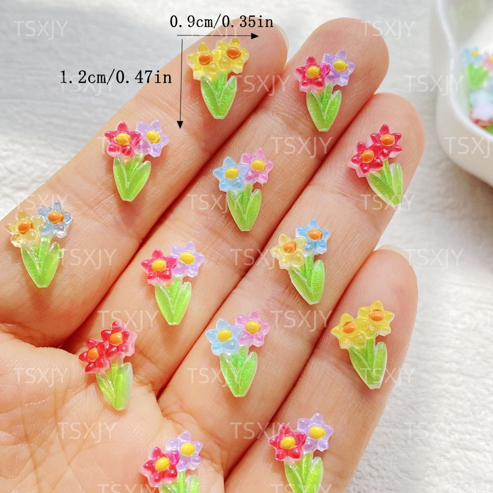 50Pcs Cute Mini Colorful Spark - Resin Art Design For Wedding ulasan dan harga