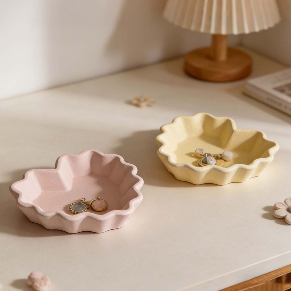 Heart Shape Plate Storage Bowl - Resin Art Heart ulasan dan harga