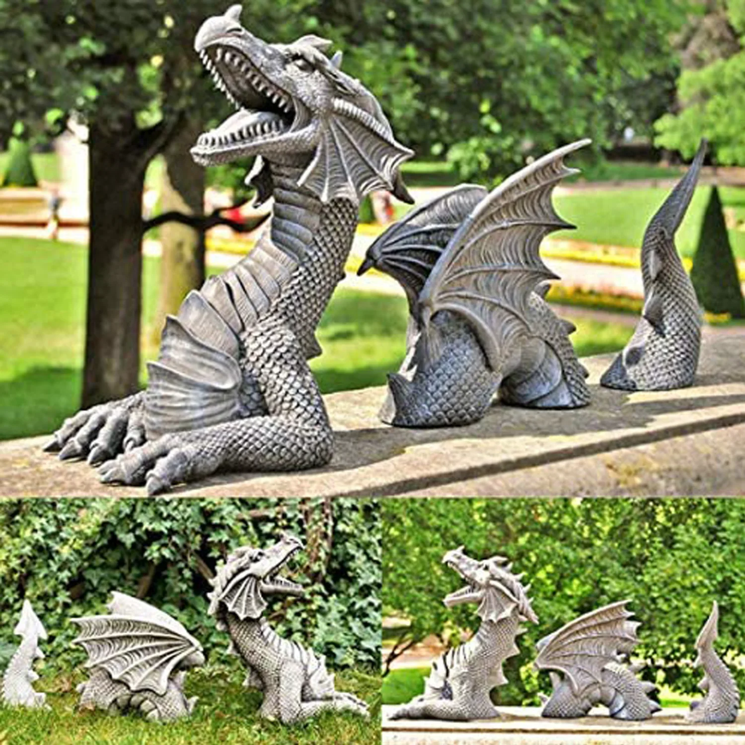 Dragon Sculptures Resin Giant  - Resin Art Sculptures ulasan dan harga