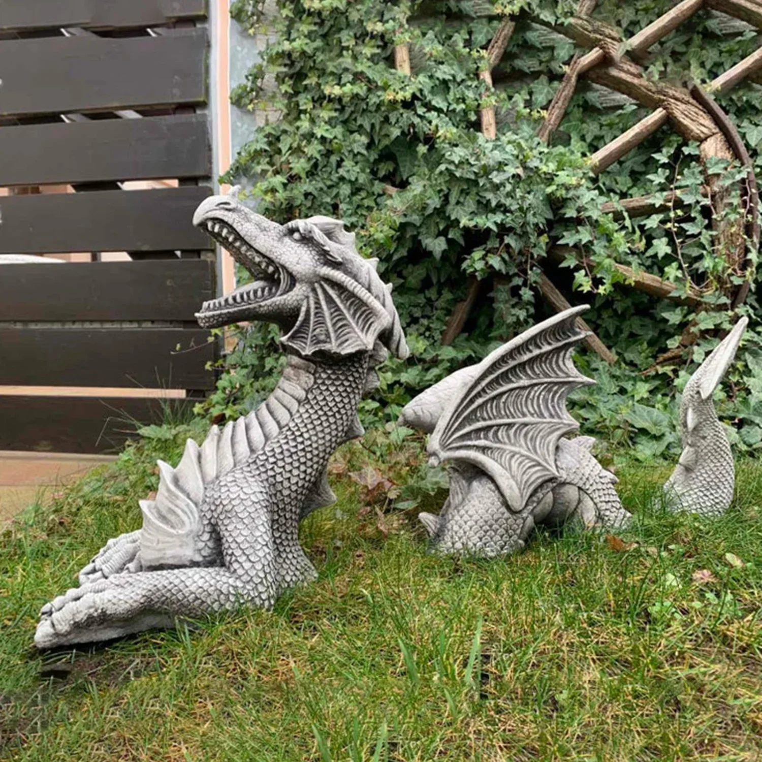 Dragon Sculptures Resin Giant  - Resin Art Sculptures ulasan dan harga