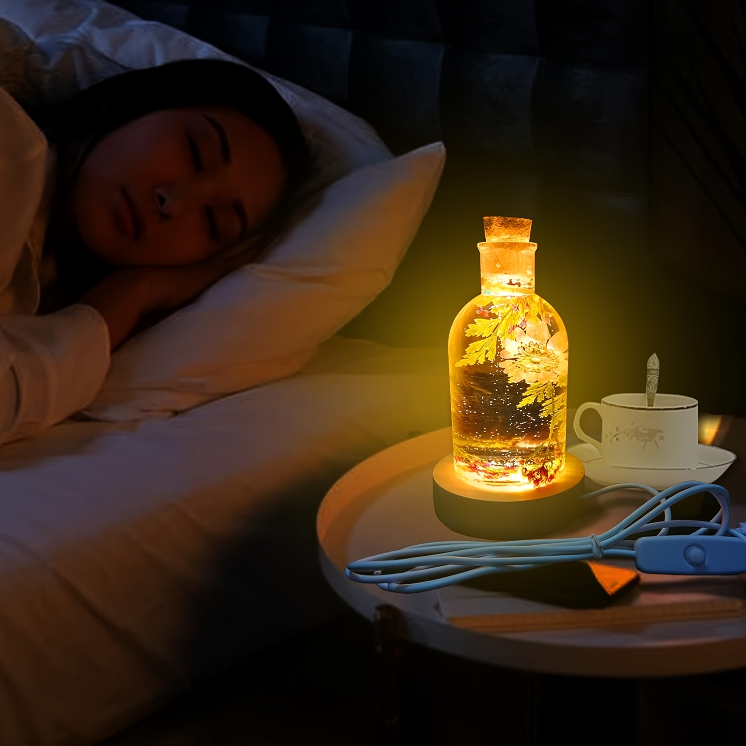 Drift Bottle Light Resin Mold  - Resin Art Lamp ulasan dan harga